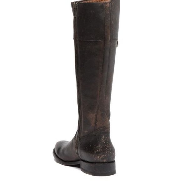 Frye Jayden D Ring Smooth Vintage Leather Boots Rustic Cottagecore Equestrian - Picture 7 of 8